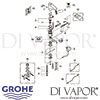 Grohe Europlus E Infra-Red Electronic Basin Mixer Dimensions